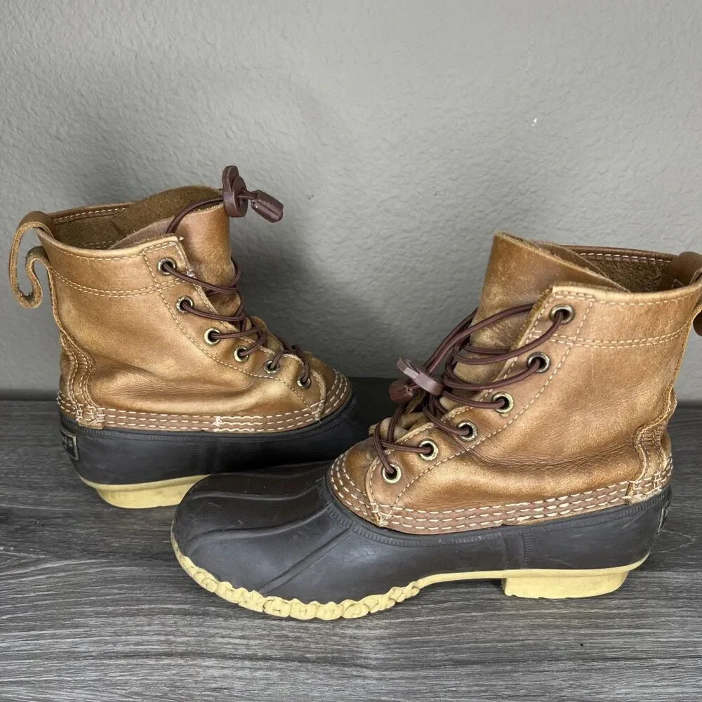 Vintage LL Duck Bean Boots 8